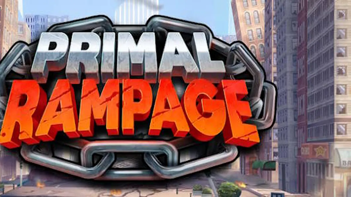 Cena da selva com o guardião Korrak no slot Primal Rampage